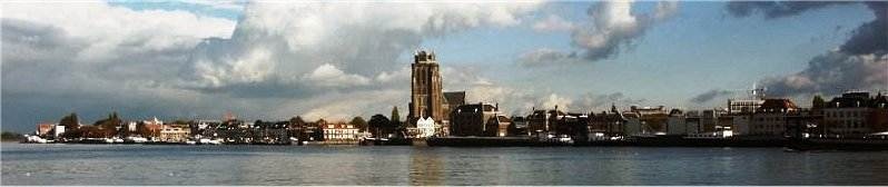 Skyline of the city of Dordrecht 2004.